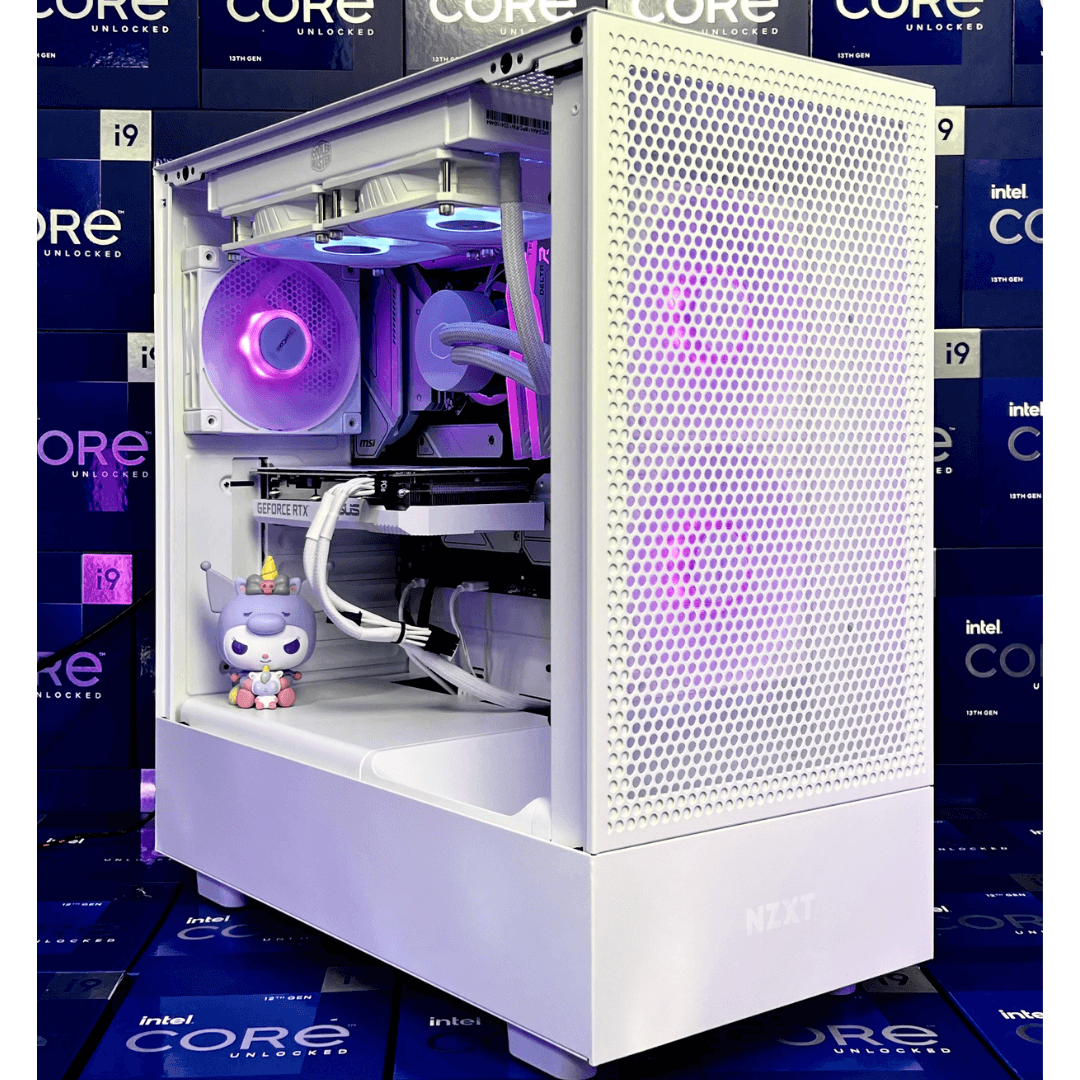 Themed Gaming Pc with KUROMI Funko pop (Intel Core i7-14th Gen/2TB SSD/32GB RAM/RTX 4060/Windows 11 Pro)
