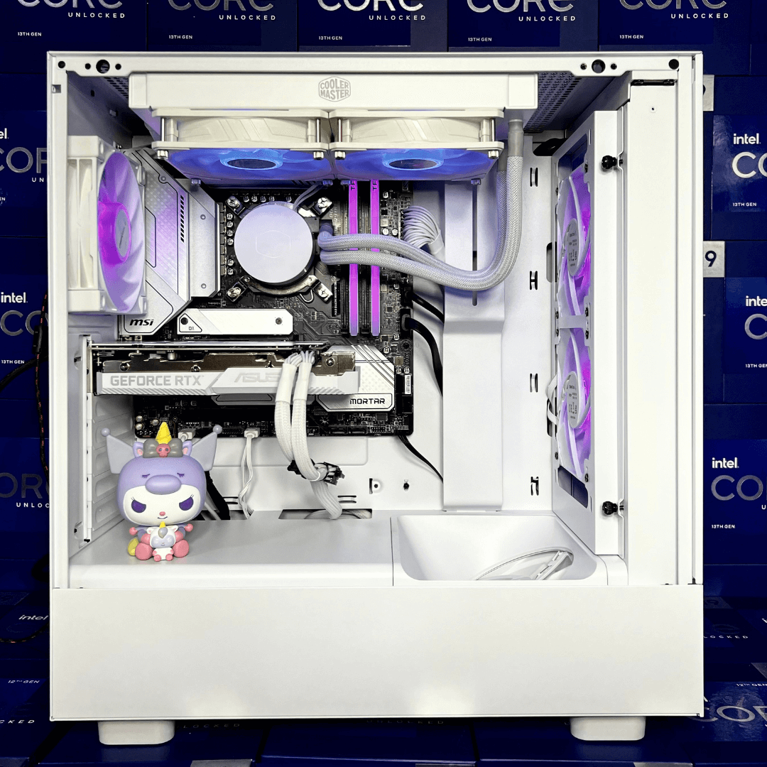 Themed Gaming Pc with KUROMI Funko pop (Intel Core i7-14th Gen/2TB SSD/32GB RAM/RTX 4060/Windows 11 Pro)