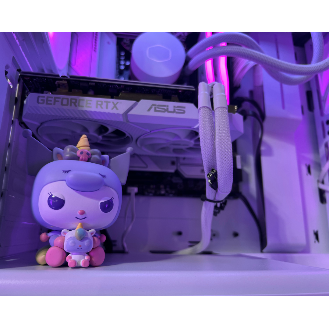 Themed Gaming Pc with KUROMI Funko pop (Intel Core i7-14th Gen/2TB SSD/32GB RAM/RTX 4060/Windows 11 Pro)