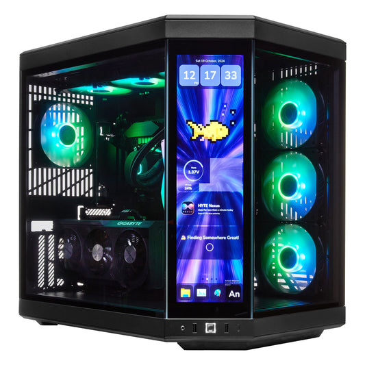 PCxtend Limited Edition Gaming PC (RTX 4080 Super - Intel Core i9 14TH Gen- 32 GB DDR5 RAM - 2TB SSD - Windows 11 P - Wifi - HYTE Y70 Touch infinite - Black)