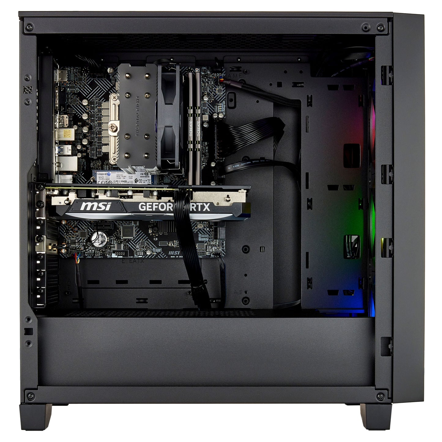 PCxtend Budget Gaming Pc (Intel i7-13th Gen - RTX 4070 SUPER - 1TB SSD - 16GB RAM DDR5- Win 11 Pro - Keyboard Mouse)