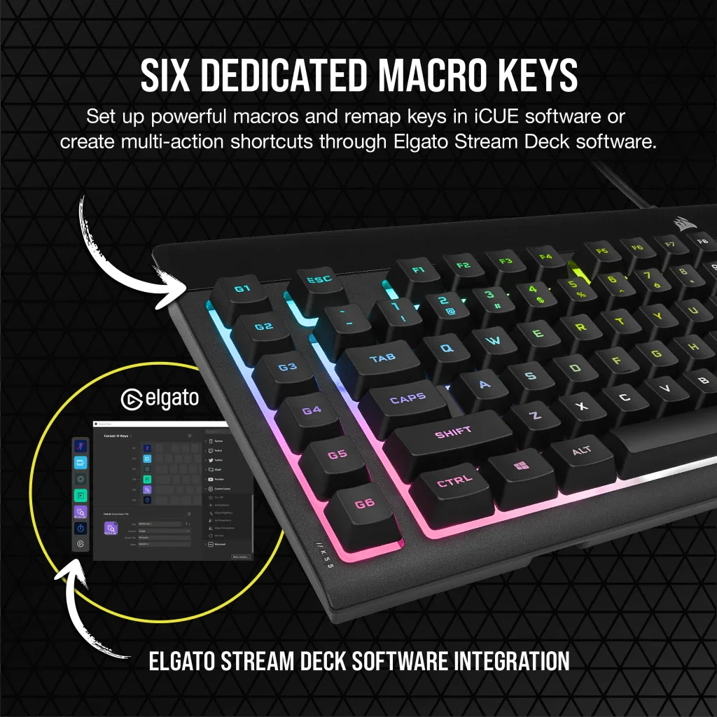 K55 RGB PRO XT Gaming Keyboard