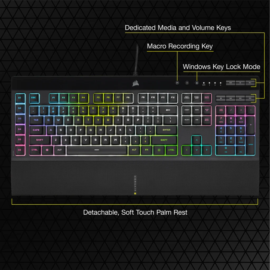 K55 RGB PRO XT Gaming Keyboard