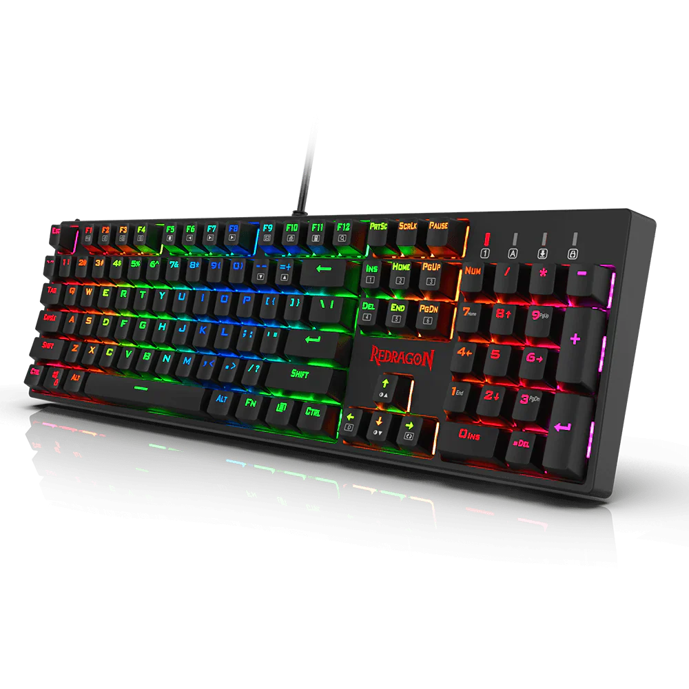 Redragon K582-BA Wired Mechanical Gaming Keyboard Red Switch & M711 Cobra Gaming Mouse 2-in-1 Combo