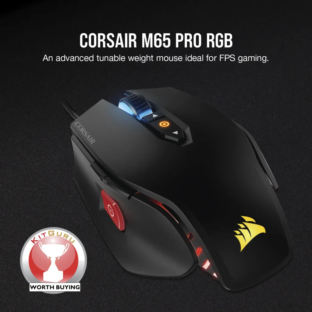 Corsair M65 PRO RGB FPS Gaming Mouse