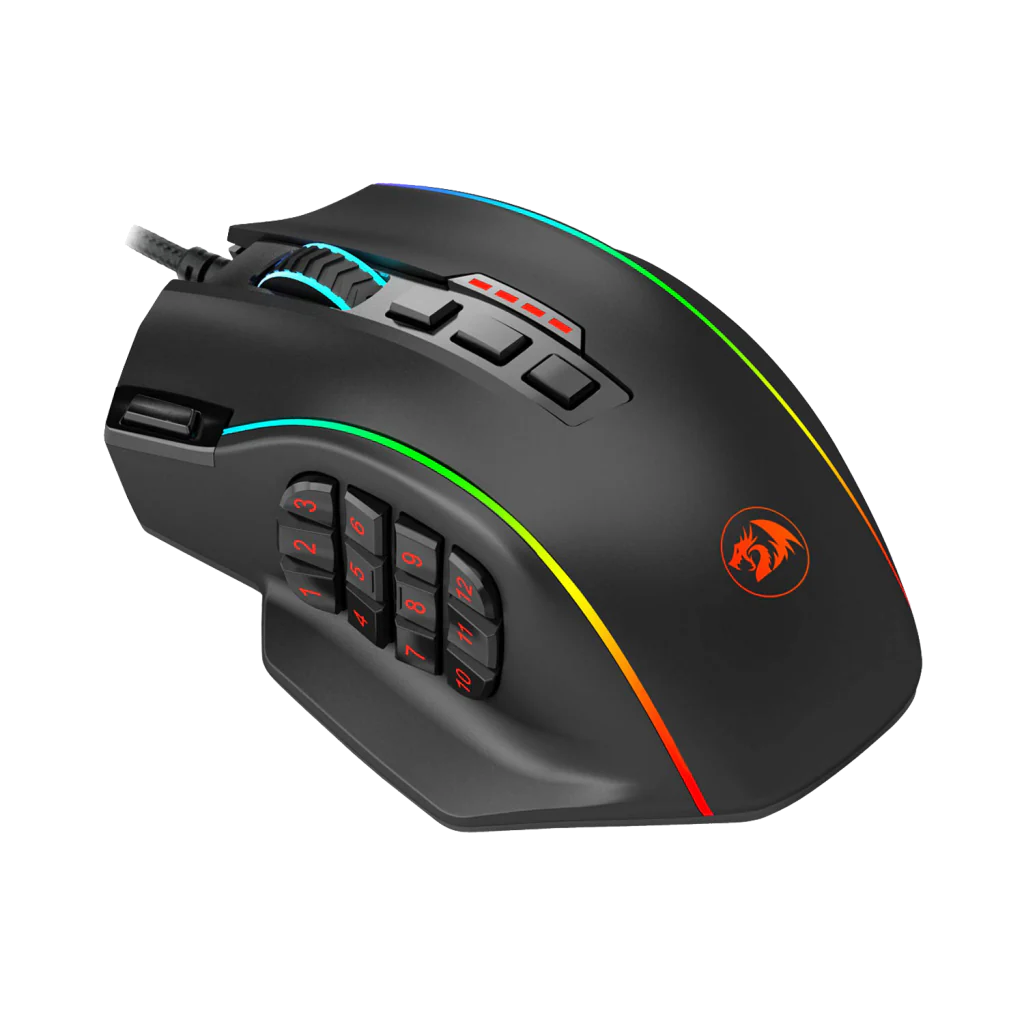 Redragon M901 Perdiction Wired Gaming Mouse with weight tuning set