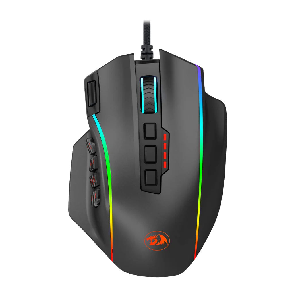 Redragon M901 Perdiction Wired Gaming Mouse with weight tuning set