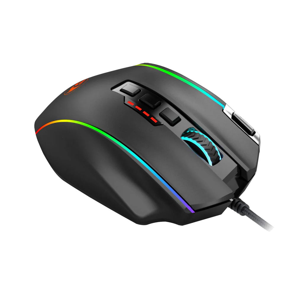 Redragon M901 Perdiction Wired Gaming Mouse with weight tuning set