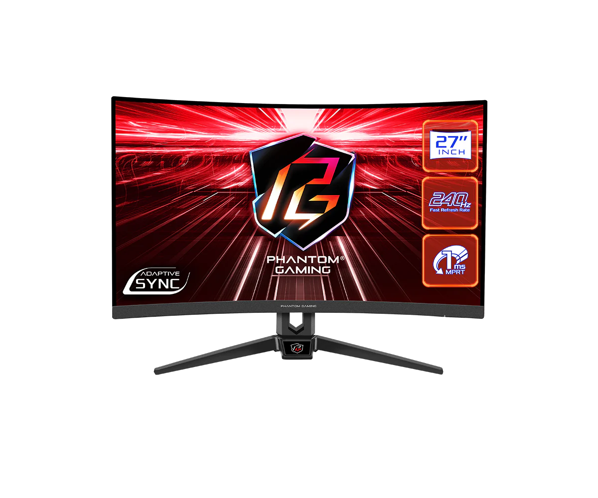 Asrock Phantom Gaming 27" Curved Gaming Monitor (PG27F15RS1A)