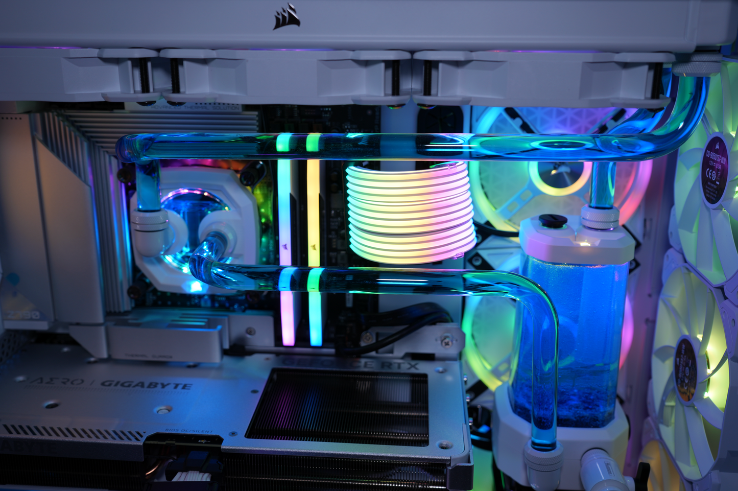 Custom Water Cooled Pc - Intel Core i7 13700KF - RTX 4070 Ti SUPER - 32GB DDR5 - 2TB SSD - Win 11 PRO