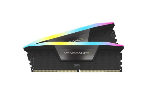 CORSAIR VENGEANCE RGB DDR5 32GB (2x16GB) DDR5 5200MT/s CL40 Black 1.25V Dual Channel Desktop Memory Kit (CMH32GX5M2B5200C40)