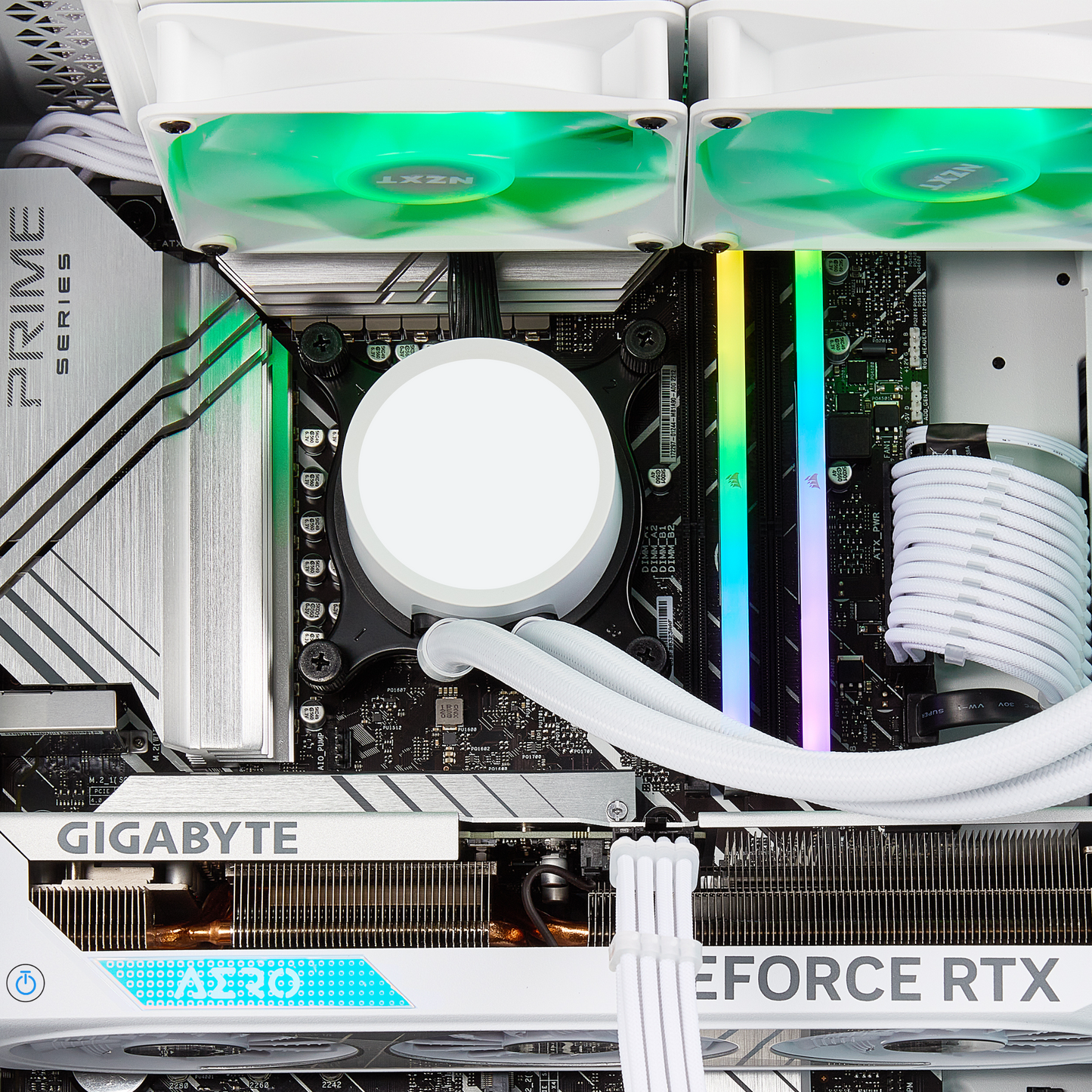 PCxtend Snow White Gaming PC – AMD Ryzen 7 7800X3D - GeForce RTX 4090 - 32GB DDR5 - 2TB SSD - Win 11 Pro