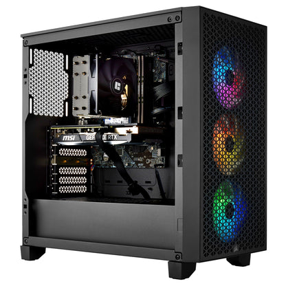 PCxtend Budget Gaming Pc (Intel i7-14th Gen - RTX 4060 - 1TB SSD - 32GB RAM - Win 11 Pro - Keyboard Mouse)