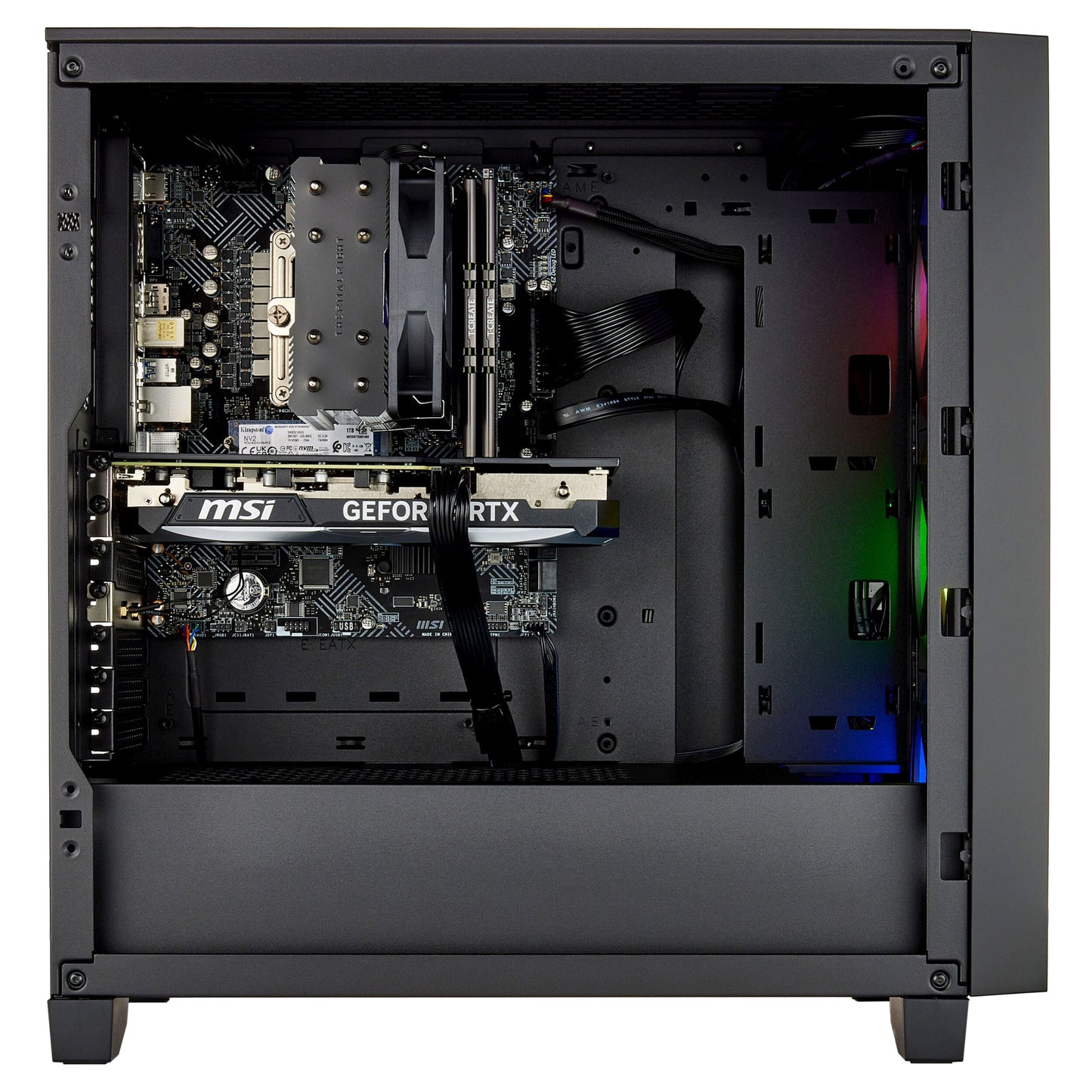PCxtend Budget Gaming PC (RTX 4070 TI SUPER - Intel Core i7 14TH Gen- 32 GB RAM DDR5 - 2TB SSD - Win 11 Pro - Keyboard Mouse)