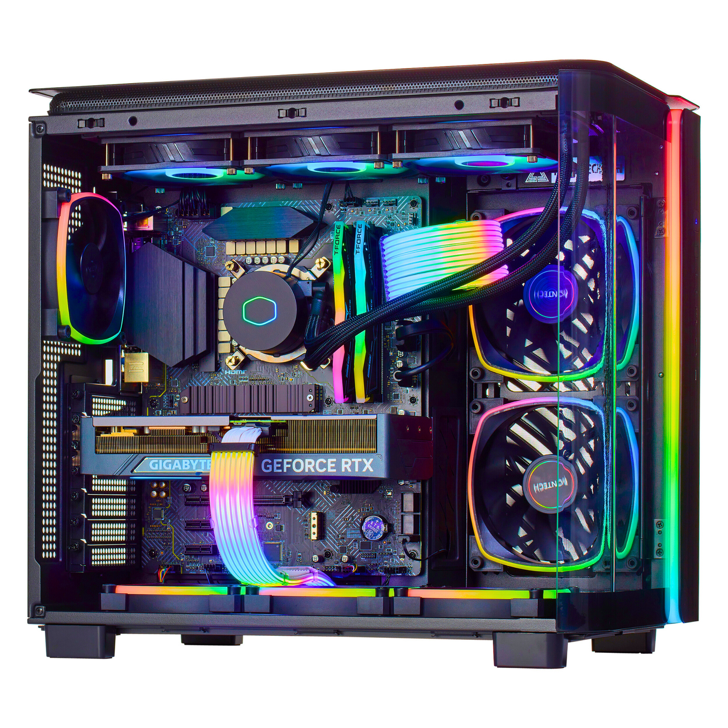 PCxtend MASTER Gaming PC – GeForce RTX 4070 Ti SUPER - Intel core i7 14th gen - 2TB SSD - 32GB Ram - Win 11 Pro)