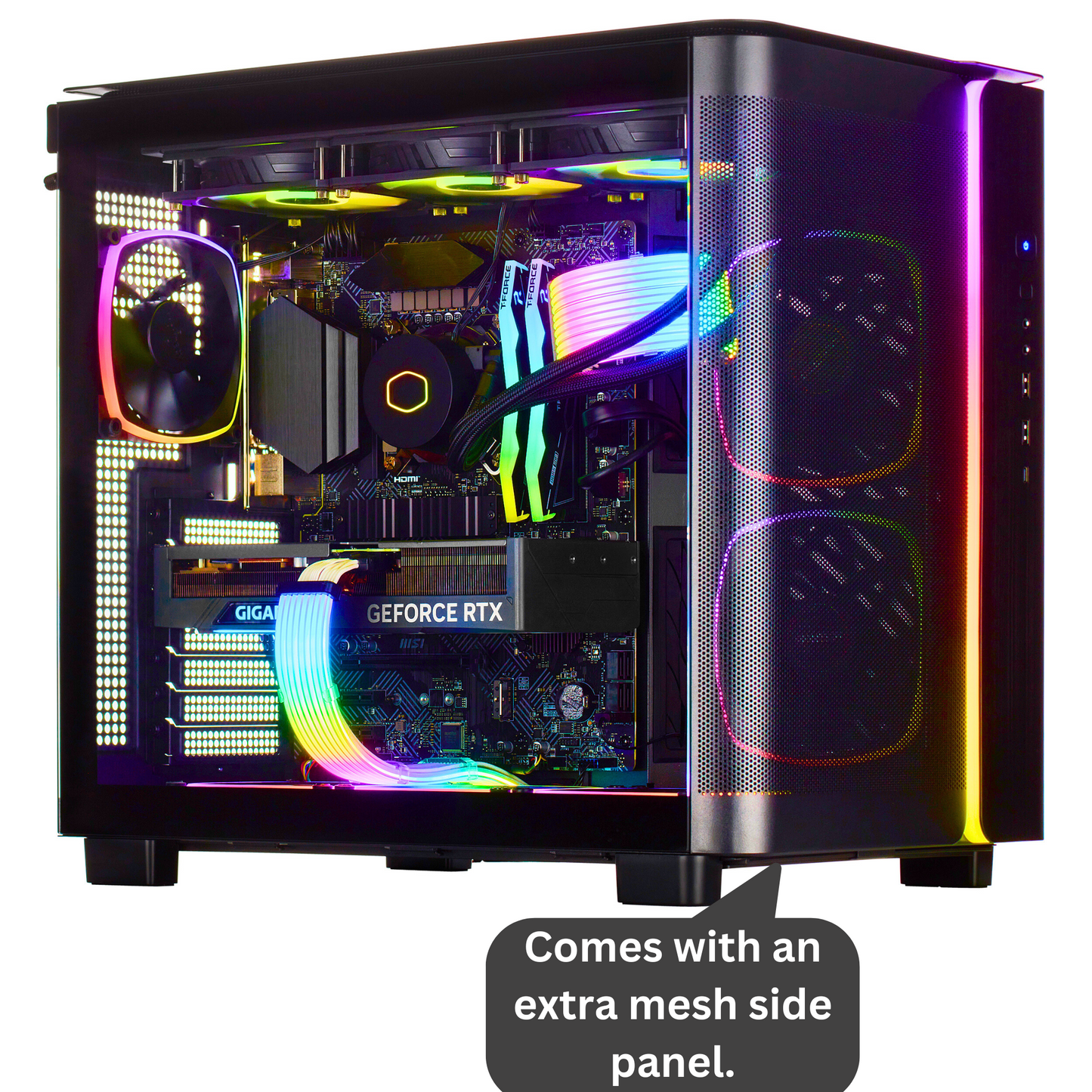 PCxtend MASTER Gaming PC – GeForce RTX 4070 Ti SUPER - Intel core i7 14th gen - 2TB SSD - 32GB Ram - Win 11 Pro)