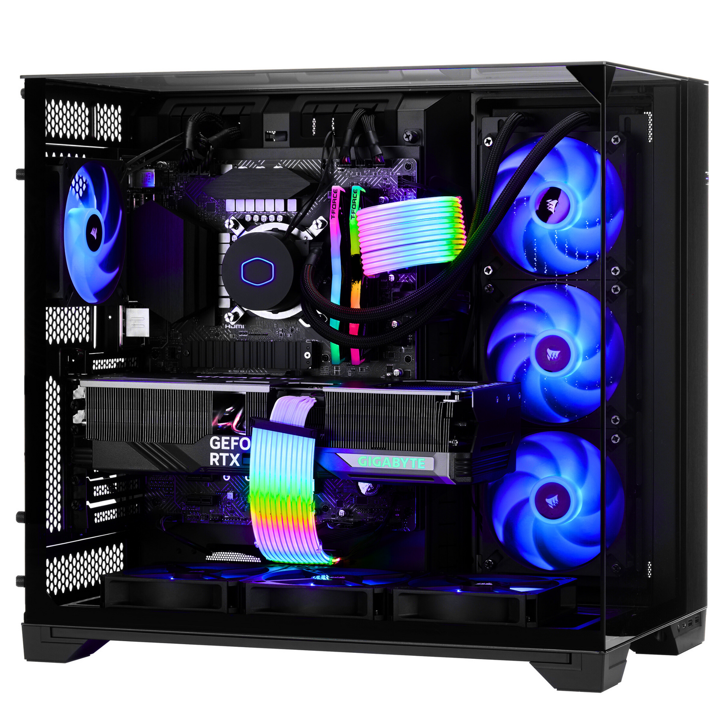 PCxtend IGNITE Gaming PC – GeForce RTX 4070 Ti SUPER - Ryzen 7 7800X3D - 2TB SSD - 32GB Ram - Win 11 Pro