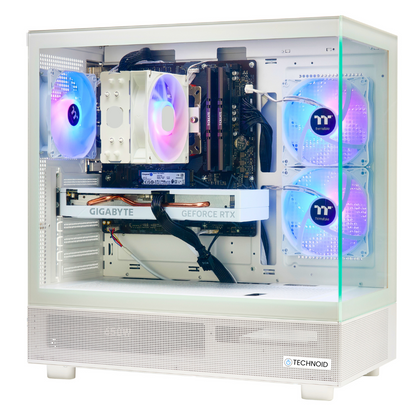 PCxtend BUDGET GAMING PC (RTX 4060 - Ryzen 7 - 32 GB RAM - 1TB SSD - WIN 11 PRO - Keybaord Mouse - Wifi - White)