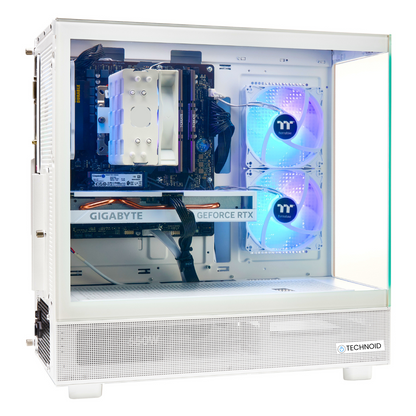 PCxtend BUDGET GAMING PC (RTX 4060 - Ryzen 7 - 32 GB RAM - 1TB SSD - WIN 11 PRO - Keybaord Mouse - Wifi - White)