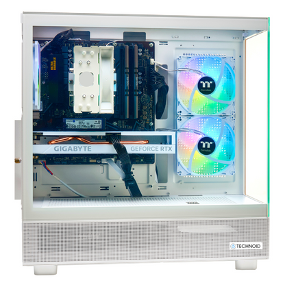PCxtend BUDGET GAMING PC (RTX 4060 - Ryzen 7 - 32 GB RAM - 1TB SSD - WIN 11 PRO - Keybaord Mouse - Wifi - White)