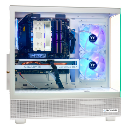 PCxtend BUDGET GAMING PC (RTX 4060 - Ryzen 7 - 32 GB RAM - 1TB SSD - WIN 11 PRO - Keybaord Mouse - Wifi - White)