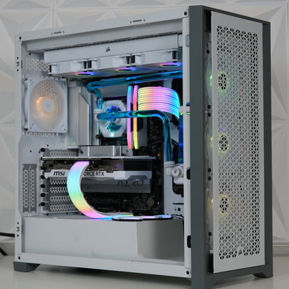 Custom Water Cooled Pc - Intel Core i7 13700KF - RTX 4070 Ti SUPER - 32GB DDR5 - 2TB SSD - Win 11 PRO