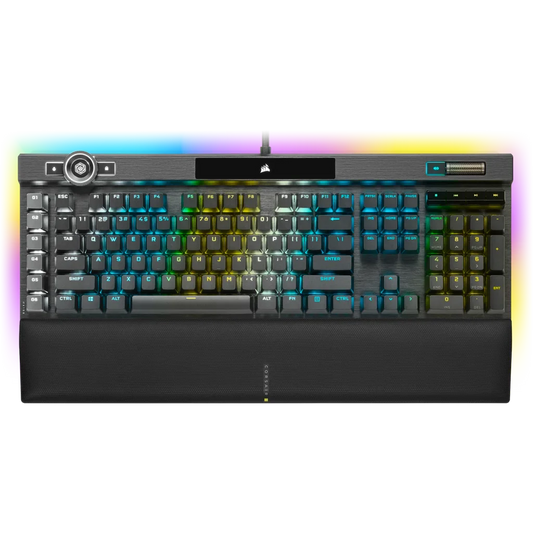 K100 RGB Optical-Mechanical Gaming Keyboard ?€? CORSAIR OPX Switch ?€? Black