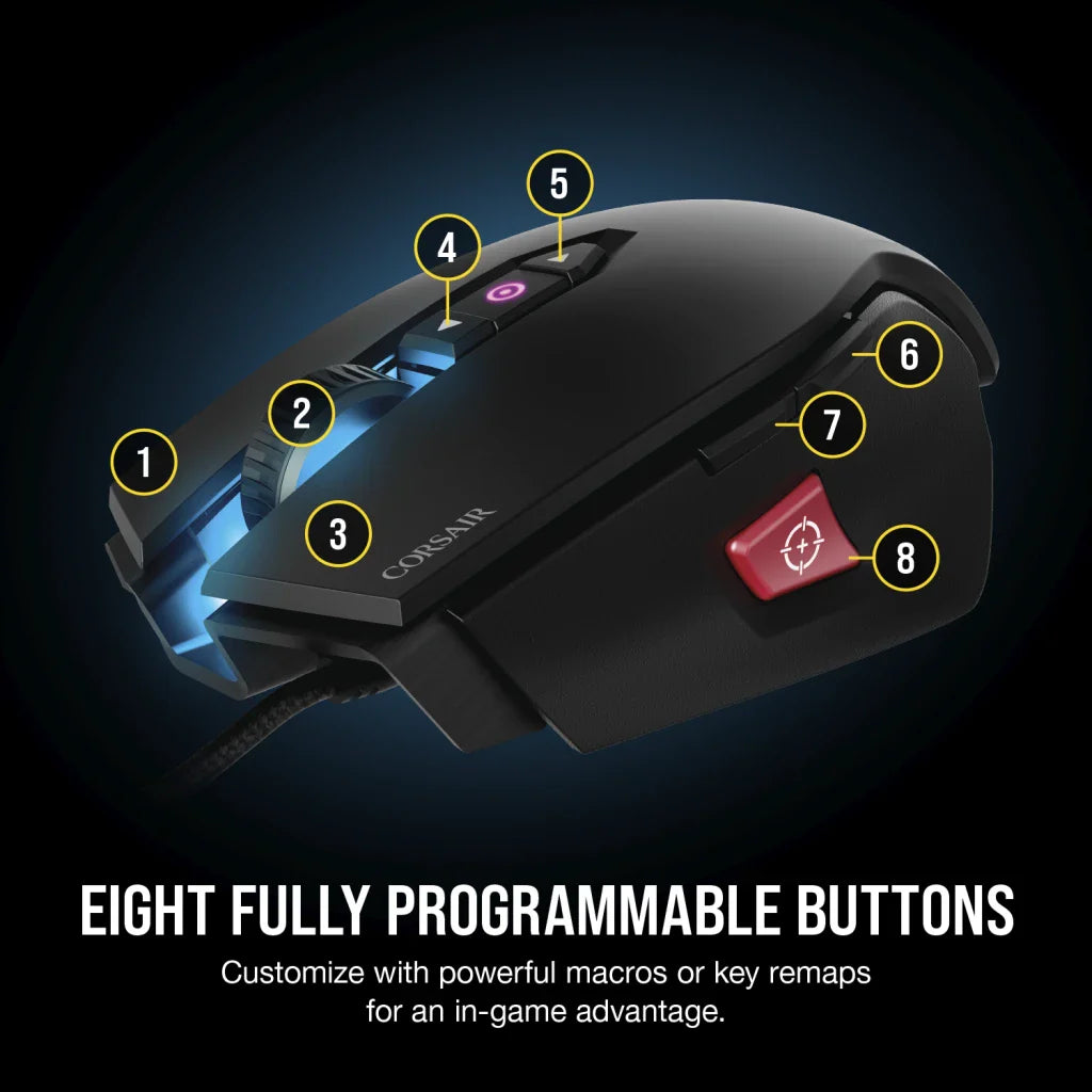 Corsair M65 PRO RGB FPS Gaming Mouse