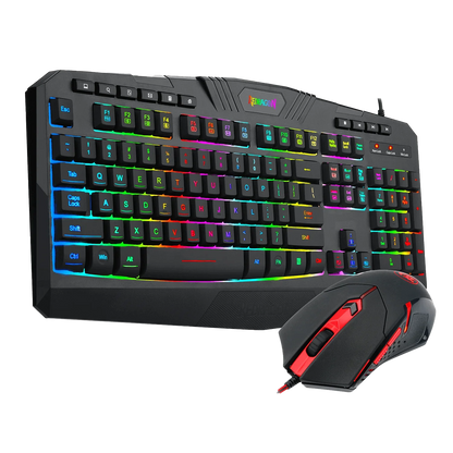 Redragon Gaming Combo - K503RGB Harpe Gaming Keyboard + RGB Gaming Mouse - wired