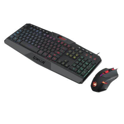 Redragon Gaming Combo - K503RGB Harpe Gaming Keyboard + RGB Gaming Mouse - wired