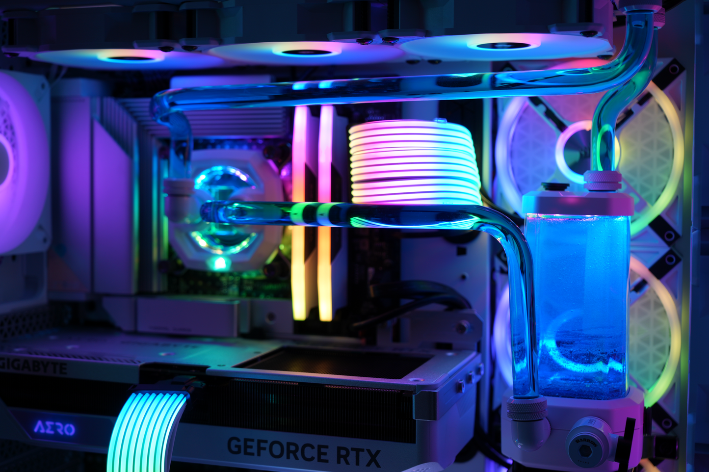 Custom Water Cooled Pc - Intel Core i7 13700KF - RTX 4070 Ti SUPER - 32GB DDR5 - 2TB SSD - Win 11 PRO