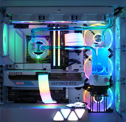 Custom Water Cooled Pc - Intel Core i7 13700KF - RTX 4070 Ti SUPER - 32GB DDR5 - 2TB SSD - Win 11 PRO