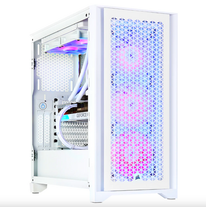 PCxtend Snow White Gaming PC – Intel i9 14900K - GeForce RTX 4090 - 96GB DDR5 - 4TB SSD - Win 11 Pro