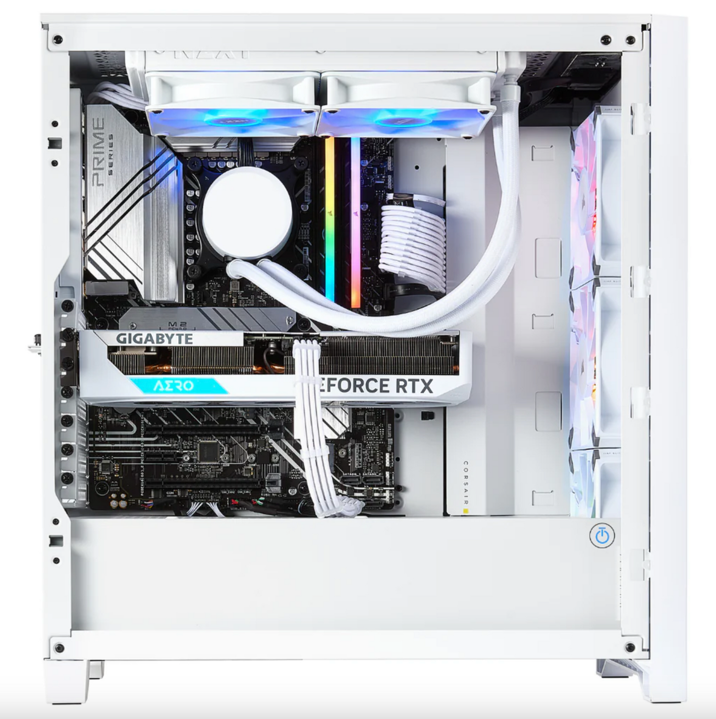 PCxtend Snow White Gaming PC – Intel i9 14900K - GeForce RTX 4090 - 96GB DDR5 - 4TB SSD - Win 11 Pro